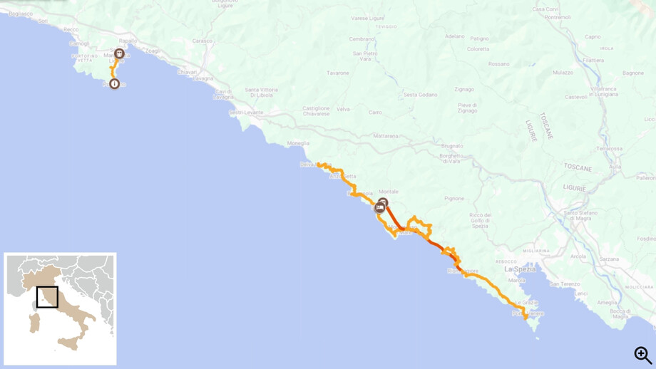 Les Cinque Terre, randonnée en étoile depuis Levanto 