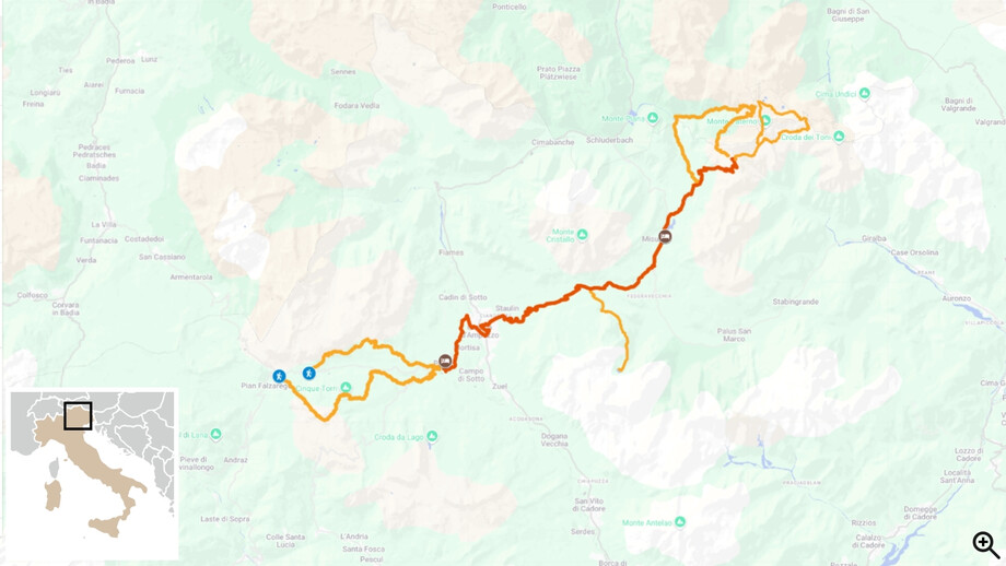 Dolomites Self Guided Hiking Discover Amazing Mountains around Cortina ITALP1001