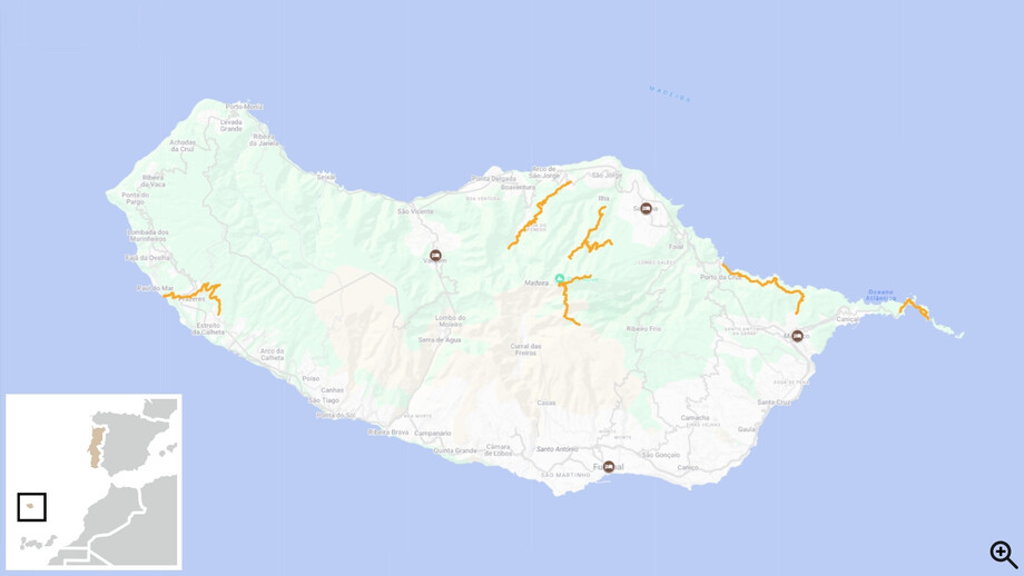 Tour de l'île de Madère en randonnée guidée