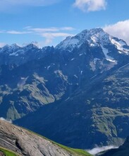 Vue sur les Écrins © Raymond Chabanier