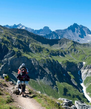 Vers le col de Croix de Bonhomme