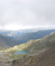 Lac de la Muzelle depuis le col de la Muzelle © Christophe Delaere