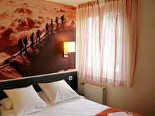 Chambre double de l'hôtel La Grande Cordée