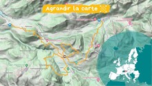 Itinéraire raquettes dans le Bregenzerwald Itinéraire des randonnées en raquettes dans le Bregenzerwald