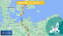 Carte Berlin Copenhague vélo Carte Berlin Copenhague vélo