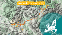 carte dolomites de Cortina