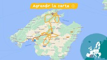 carte majorque semi itinérance