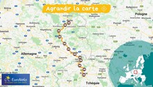Carte Prague Berlin vélo Carte Prague Berlin vélo