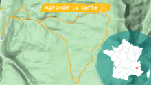 Carte Réveillon et Igloo sur les hauts plateaux du Vercors