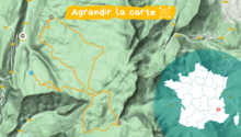 Carte sejour raquette Vercors