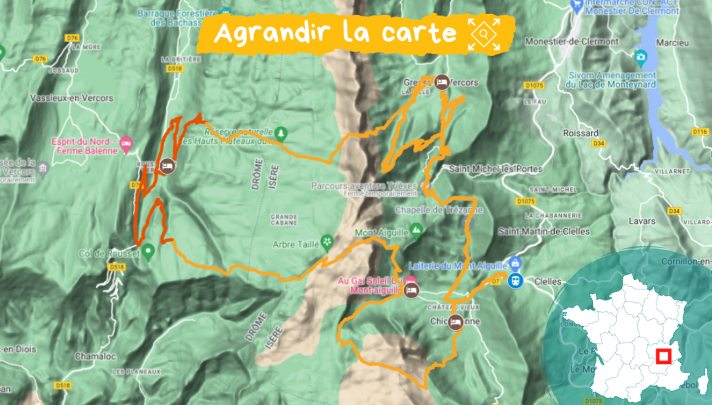 Tour des hauts plateaux du Vercors et du mont Aiguille