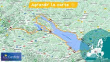 Carte Tour du Lac de Constance et chutes du Rhin vélo