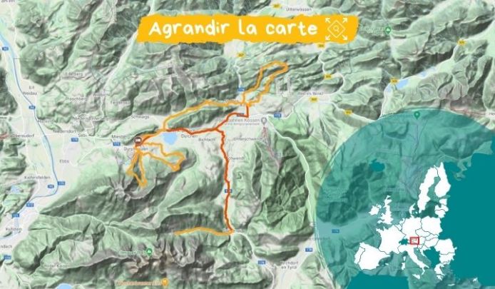Carte Tyrol : randonnées et remise en forme à Walchsee