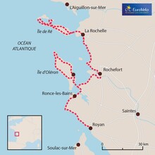 Carte vélodyssée La Rochelle Royan Carte vélodyssée La Rochelle Royan
