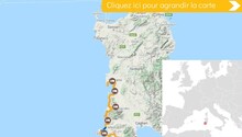 Carte Sardaigne, entre nature et authenticité vélo Carte Sardaigne, entre nature et authenticité vélo