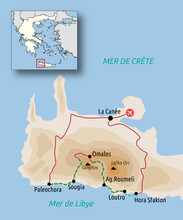 Itinéraire de la Crète, entre mer et montagnes Itinéraire de la Crète, entre mer et montagnes