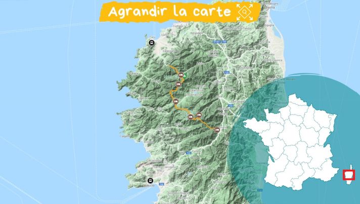 Itinéraire Corse le GR20 Nord sans portage