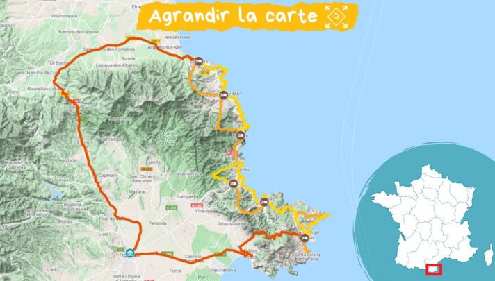Itinéraire de Collioure à Cadaqués