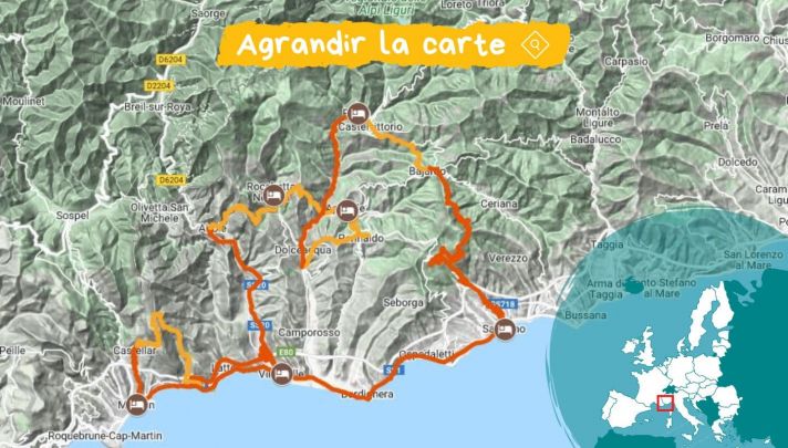 Itinéraire De Menton à San Remo la Riviera Ligure
