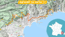 Itinéraire les Balcons de la Côte d'Azur Itinéraire les Balcons de la Côte d'Azur