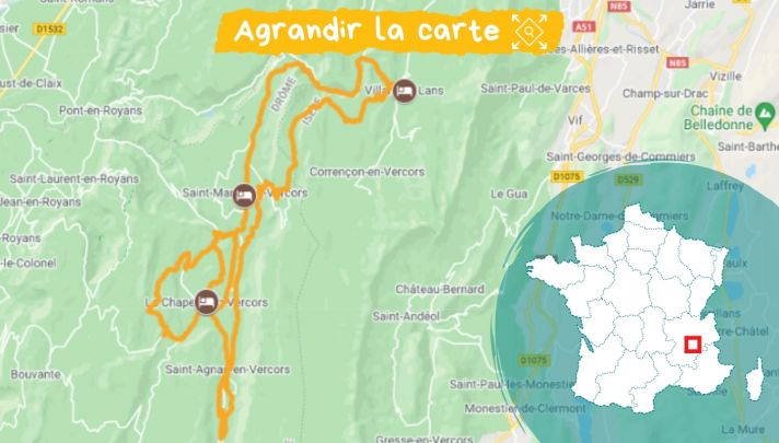 Itinéraire Les plus belles routes du Vercors à vélo