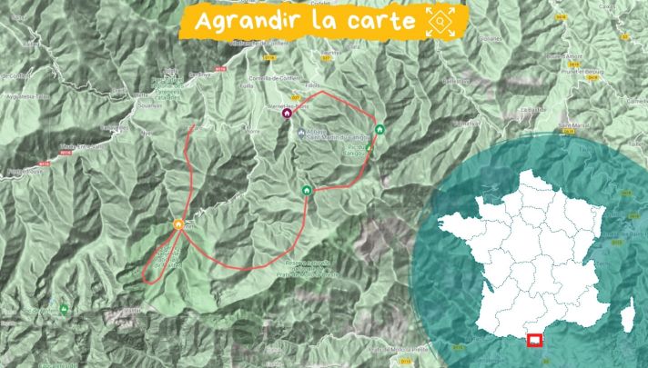 Itinéraire Tour du Canigou