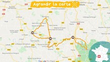 Itinéraire tour du Périgord Noir à vélo