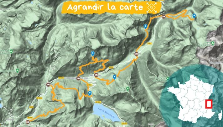 Itinéraire Vanoise et Haute Maurienne