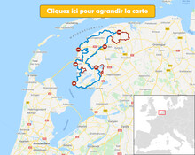 Itinéraire du Tour des onze villes frisonnes Itinéraire du Tour des onze villes frisonnes