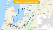 Itinéraire de la route d’IJsselmeer à vélo