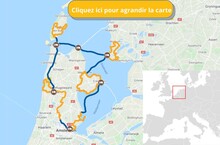 Itinéraire du Nord de la Hollande à vélo et bateau Itinéraire du Nord de la Hollande à vélo et bateau
