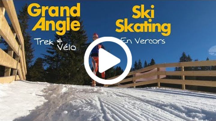 Vidéo : Ski de fond skating dans le Vercors