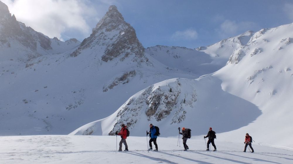 Image La Haute Clarée en ski de rando nordique