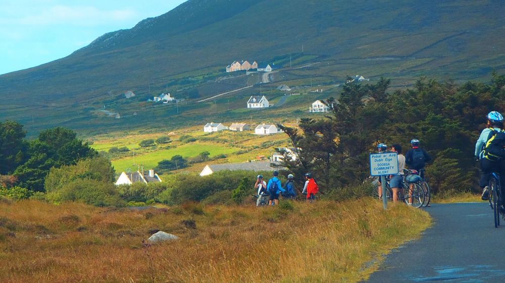 Image Irlande : les montagnes du Connemara à vélo