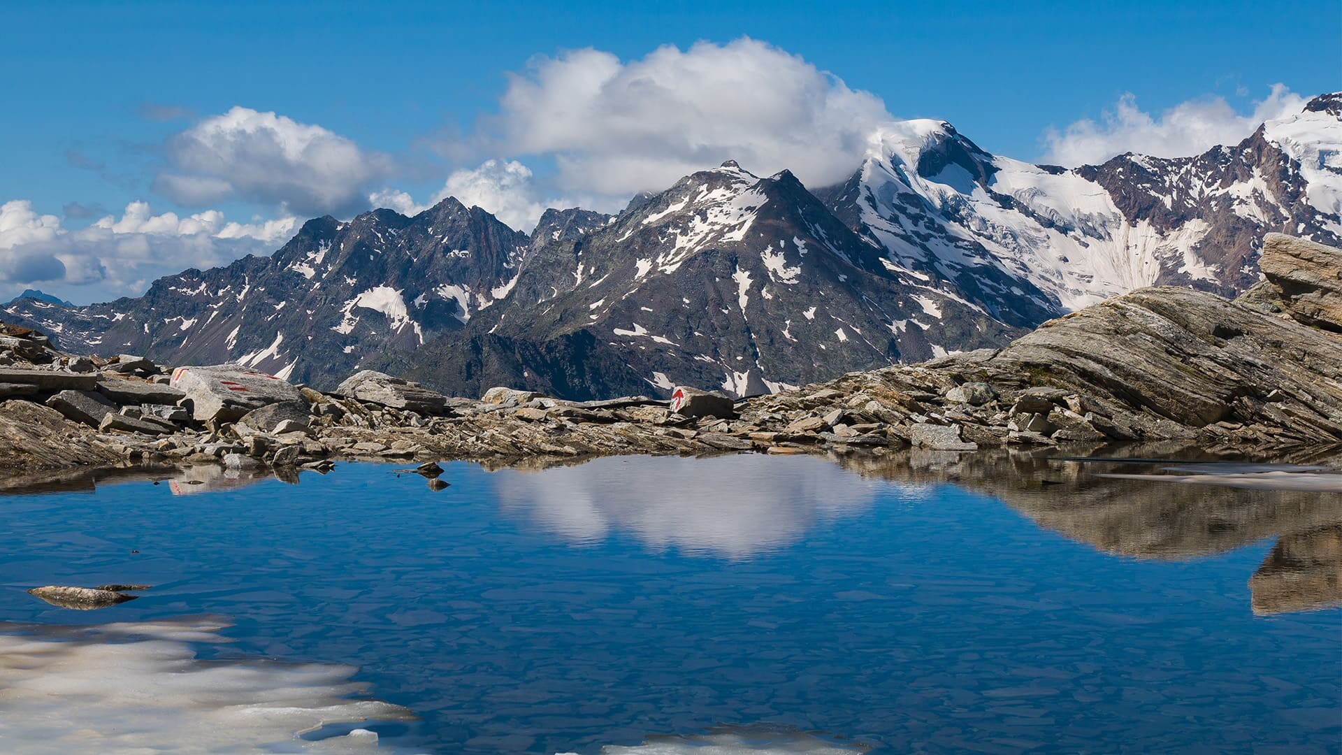 Col de Monte Moro - vue sur Mont Rose © Adobe Stock