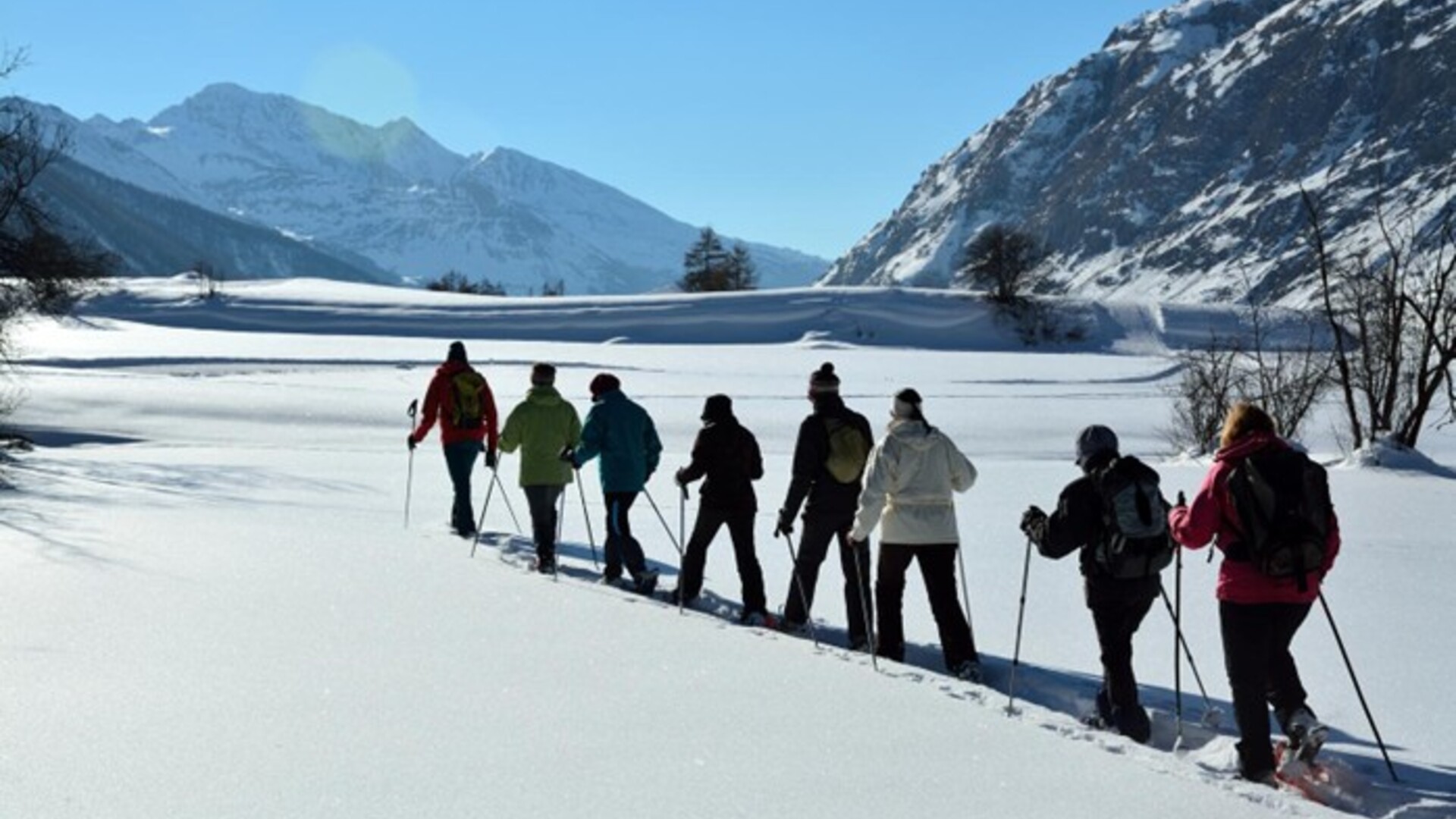 Pratique de la raquette à Bessans © Le Bessannaise