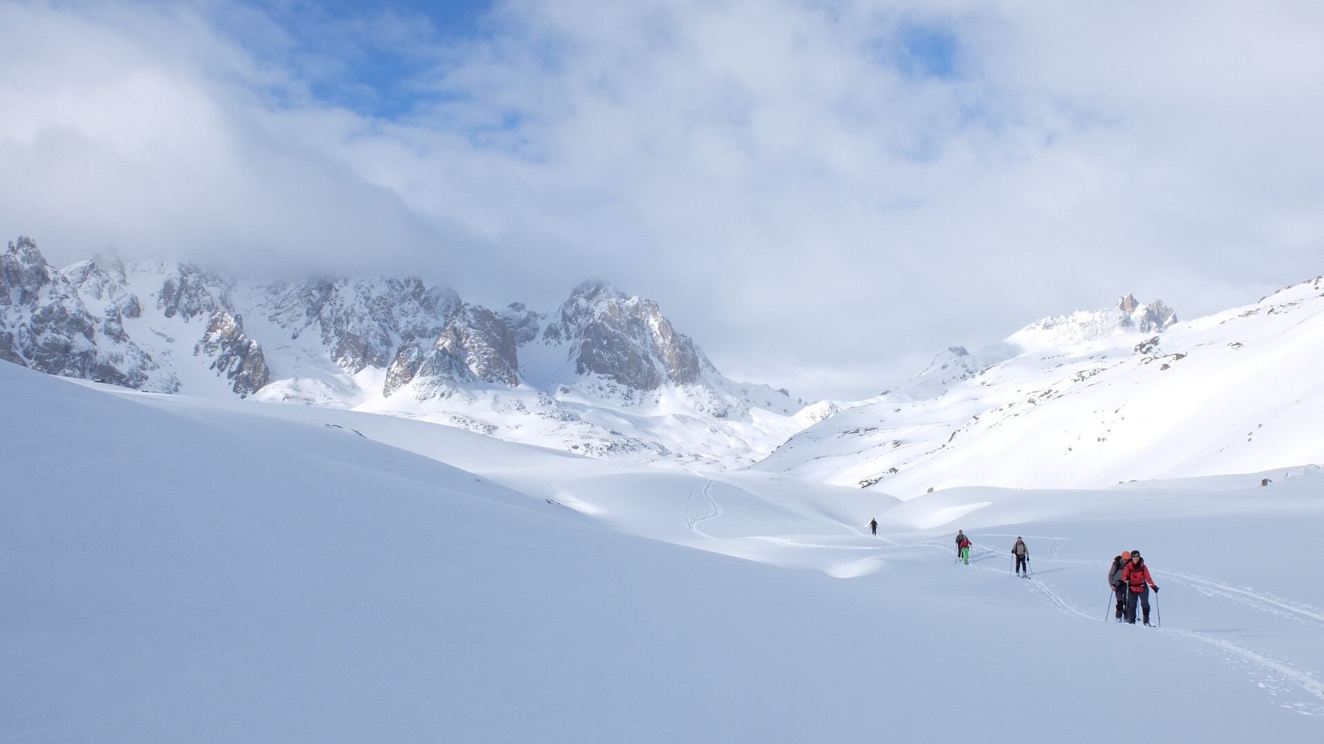 Haute Clarée en ski de rando nordique