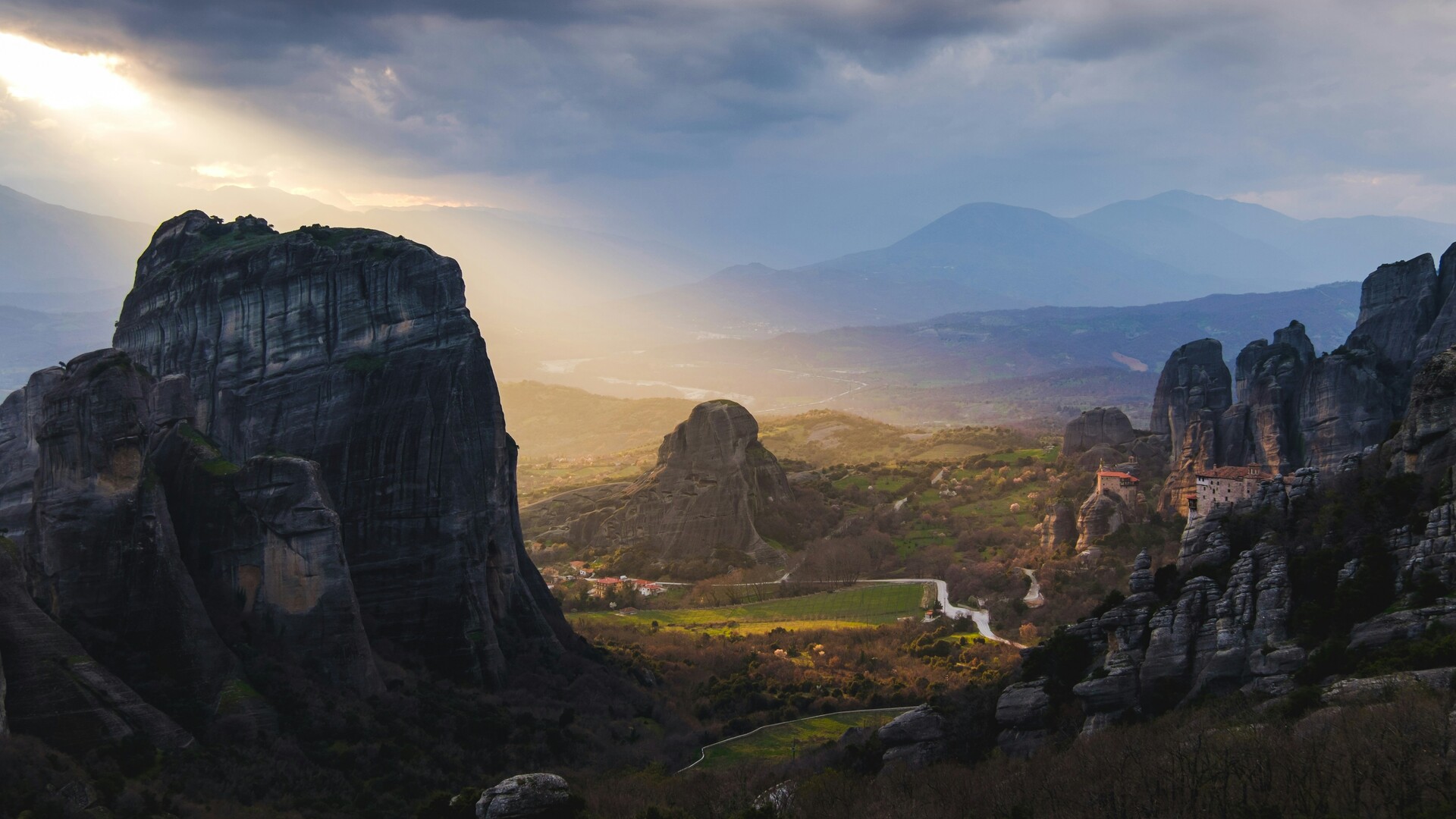 Météores, Grèce