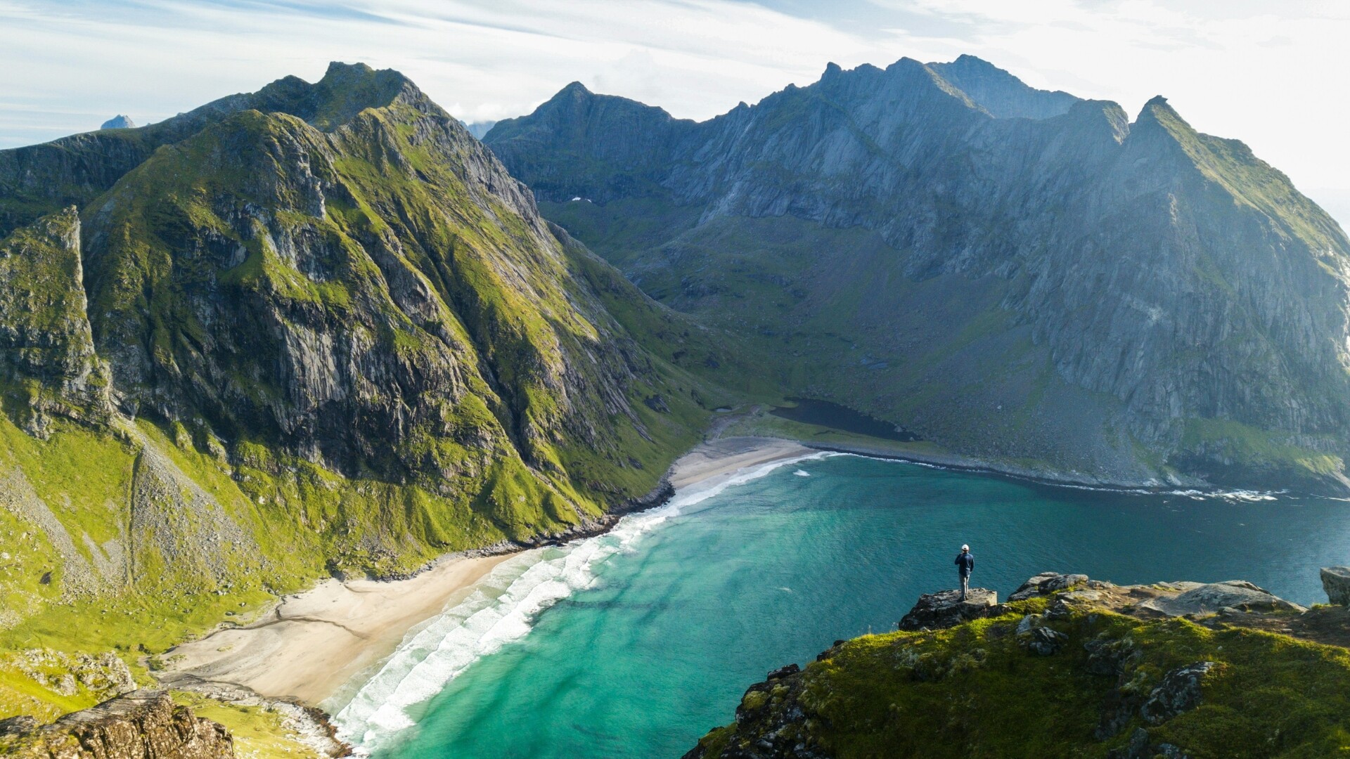 Plage de KvavNorway - Lofoten - ilka & Sommet du Ryten