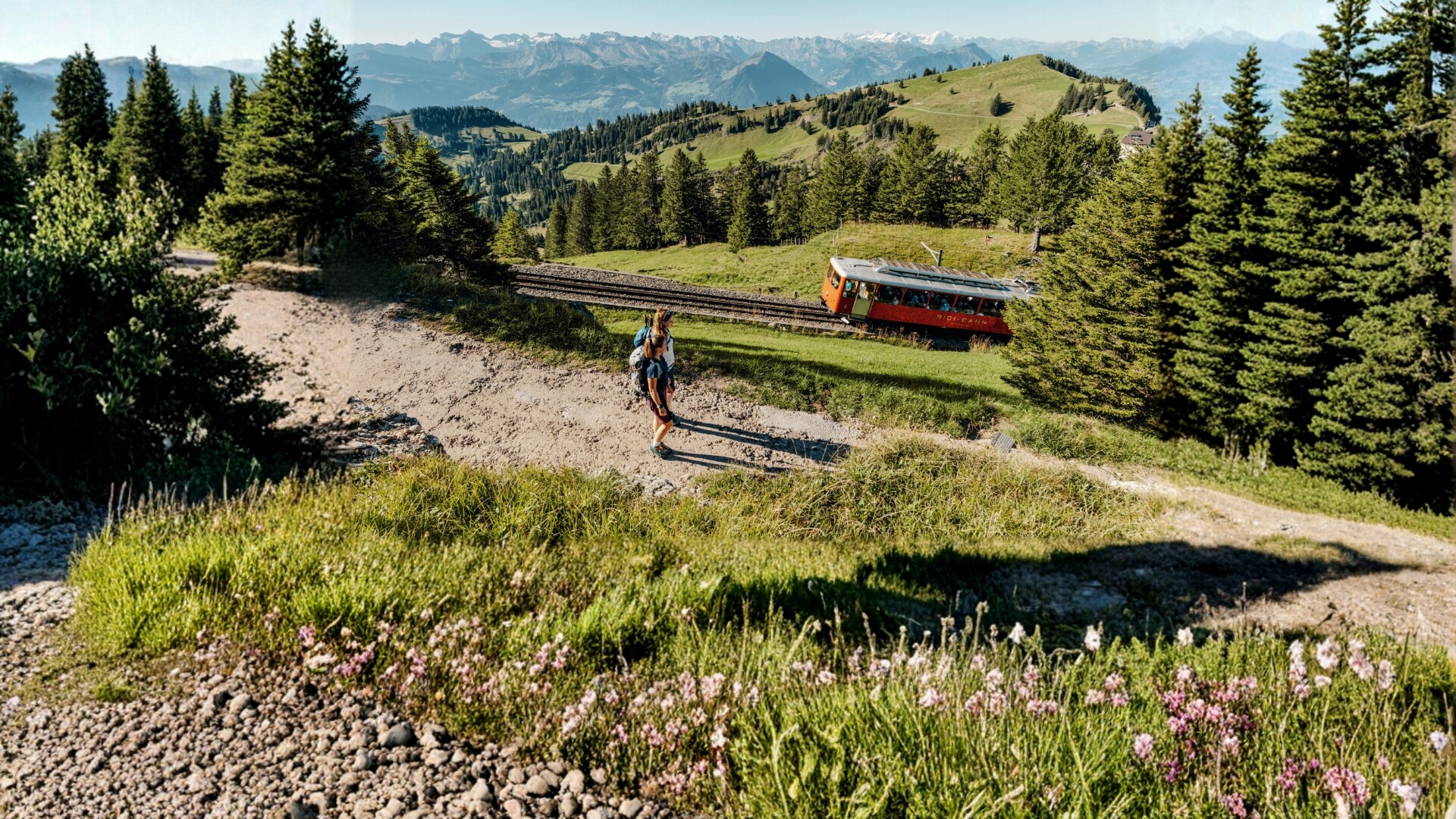 Séjour randonnée et vélo en train