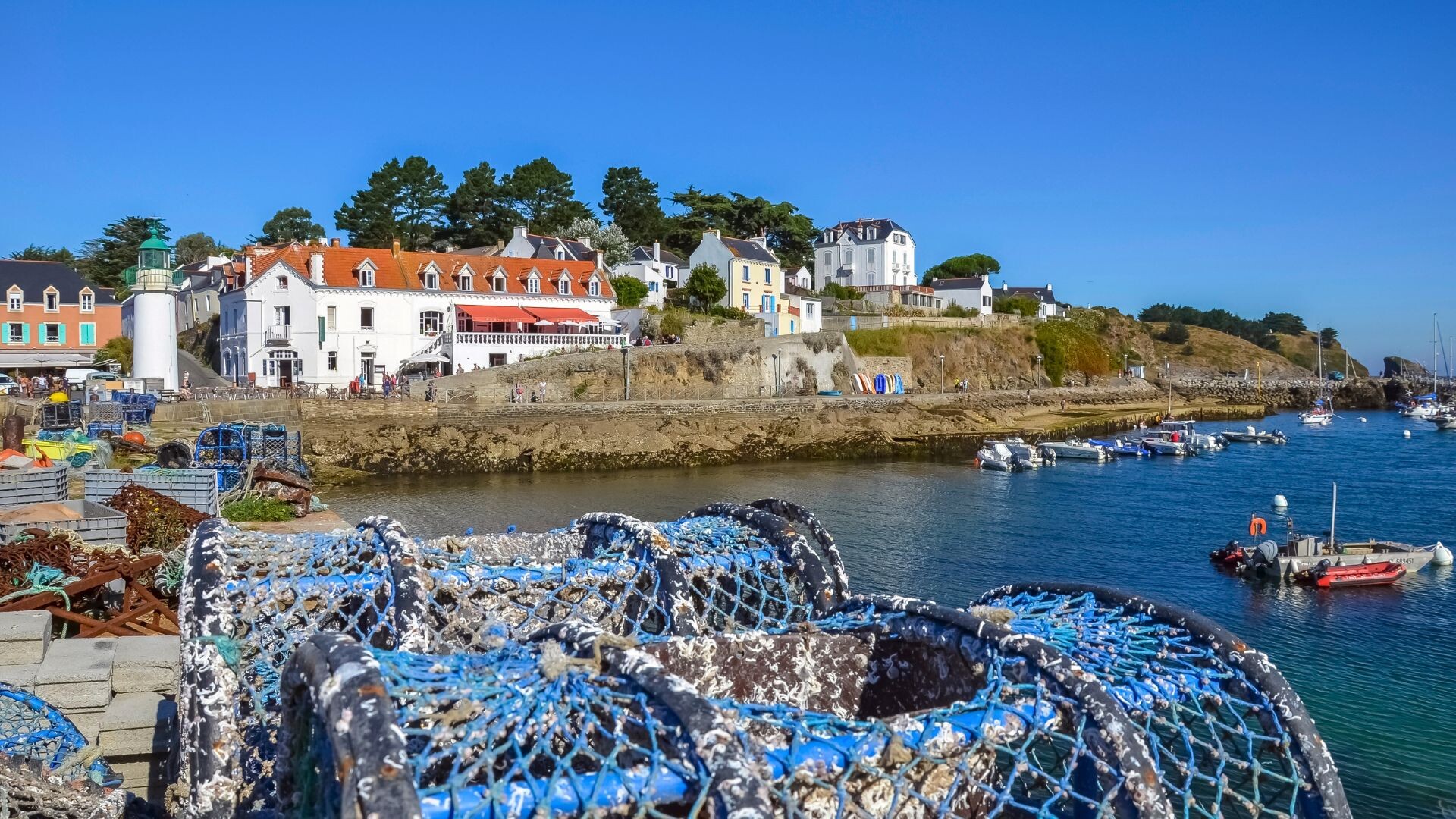Port de Sauzon sur Belle-Île-en-Mer ©CRT Bretagne