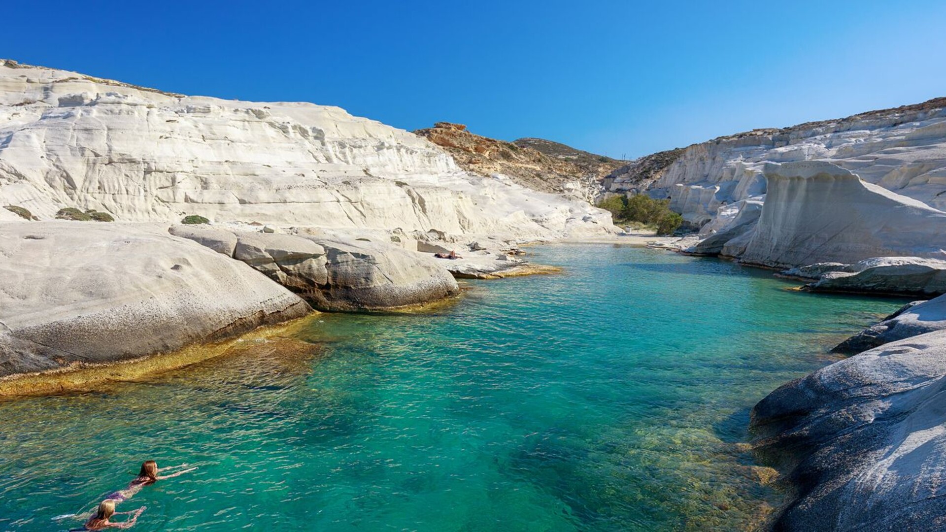 Baie de Sarakiniko, île de Milos, Cyclades, Grèce