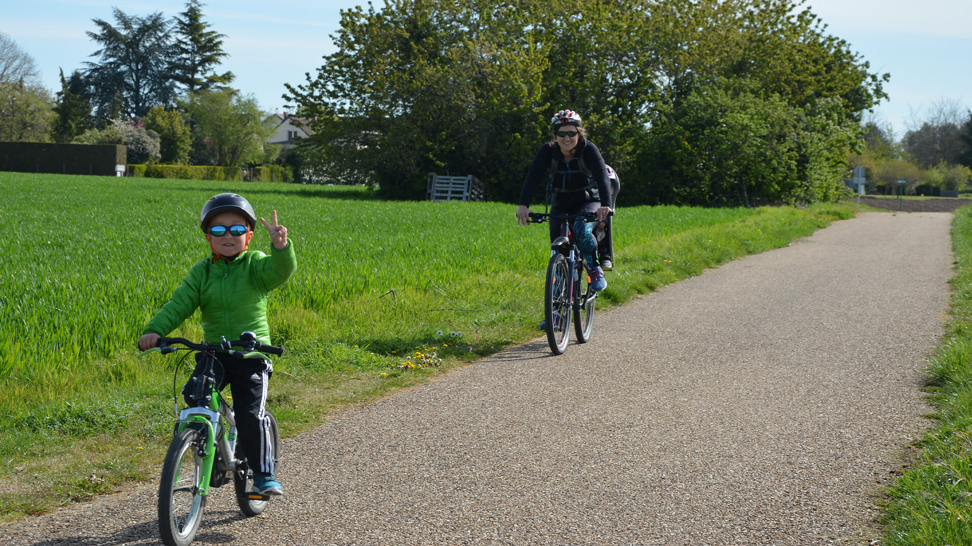 En famille sur la Loire à vélo à Amboise