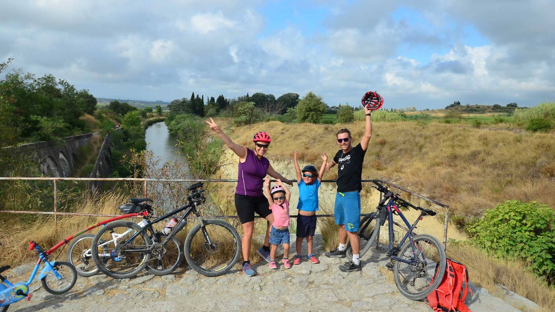 Le Canal du Midi en famille