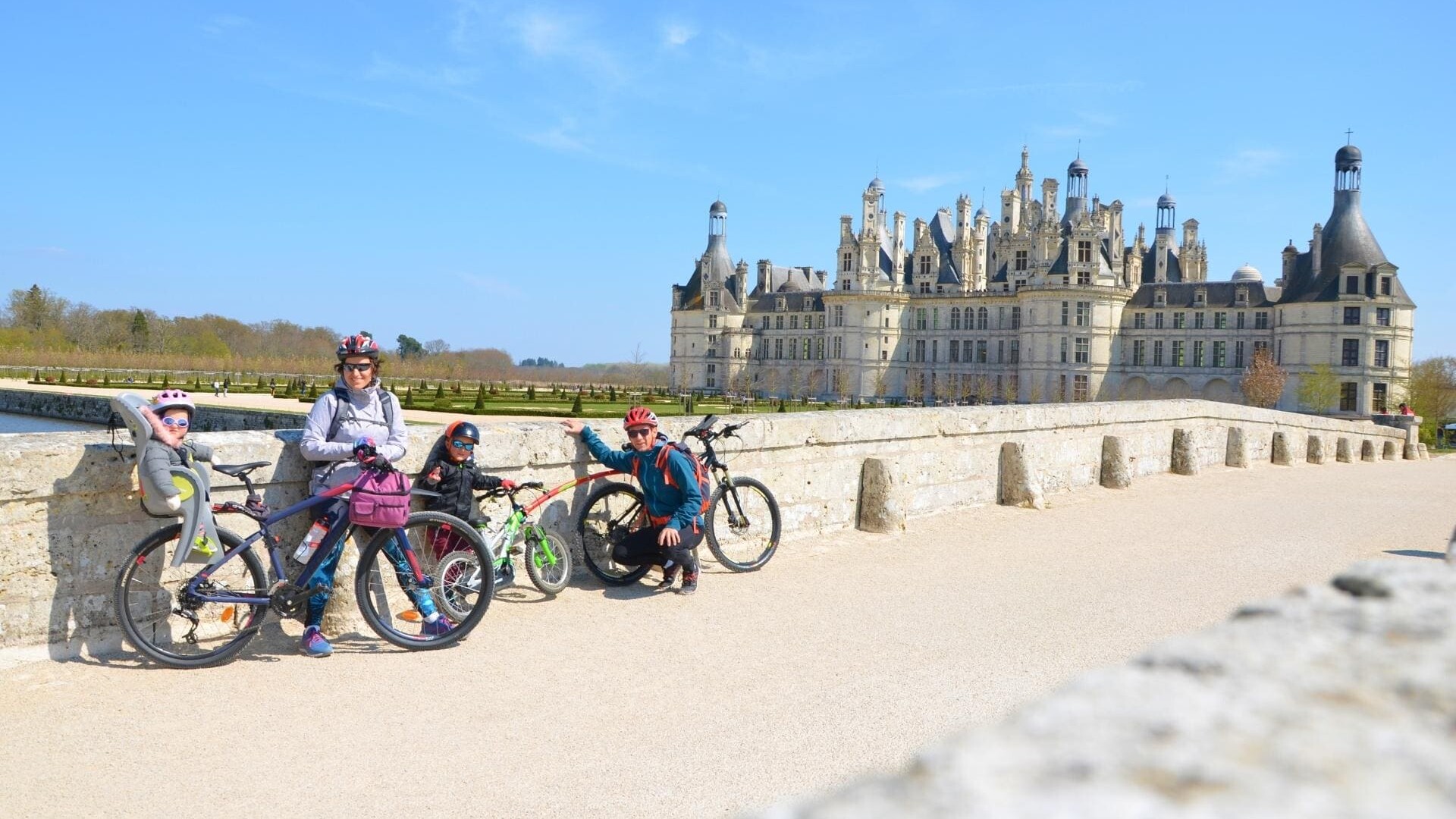Chateau de la loire a velo en famille sale