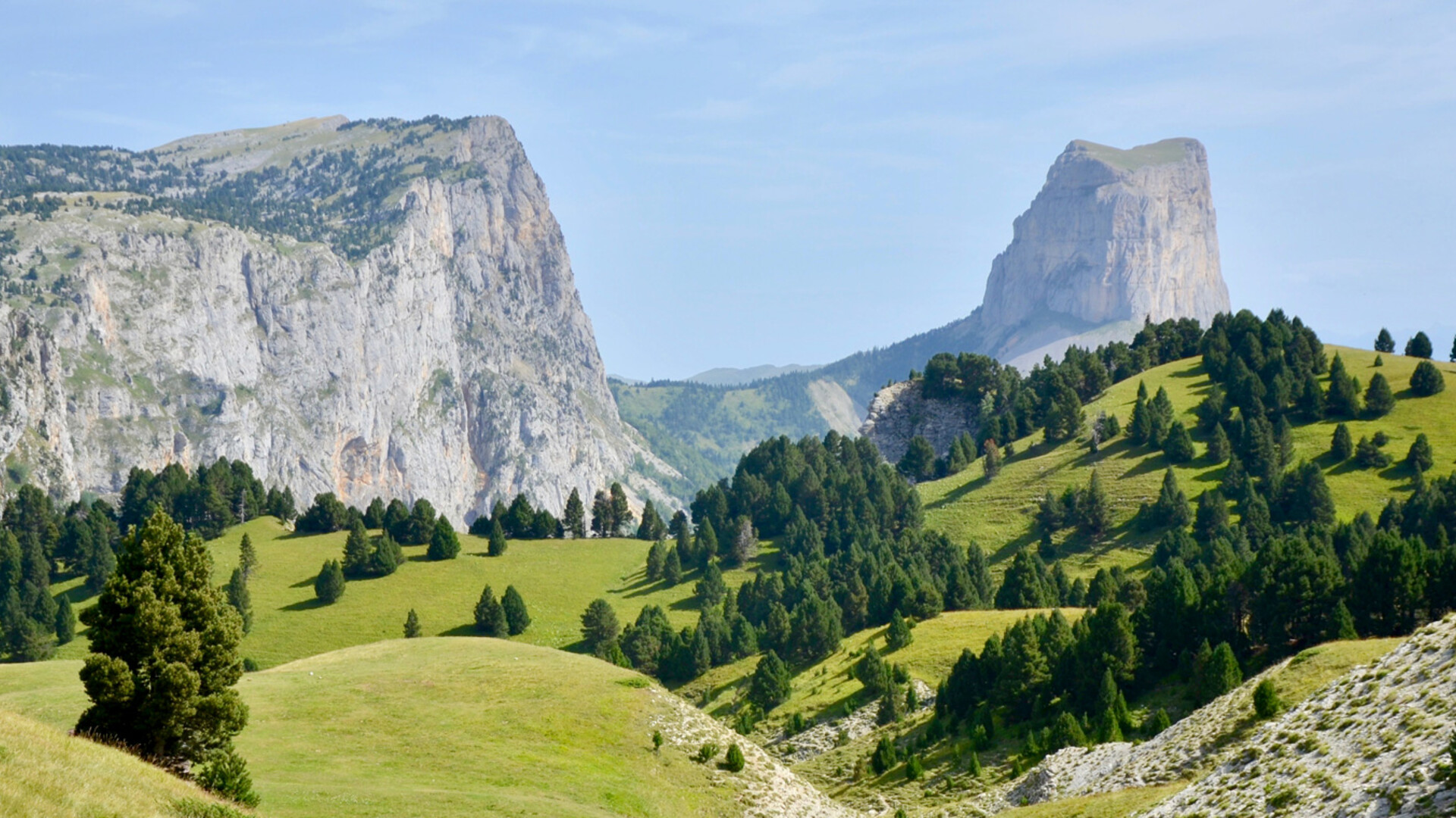 Les hauts plateaux du Vercors et le mont Aiguille