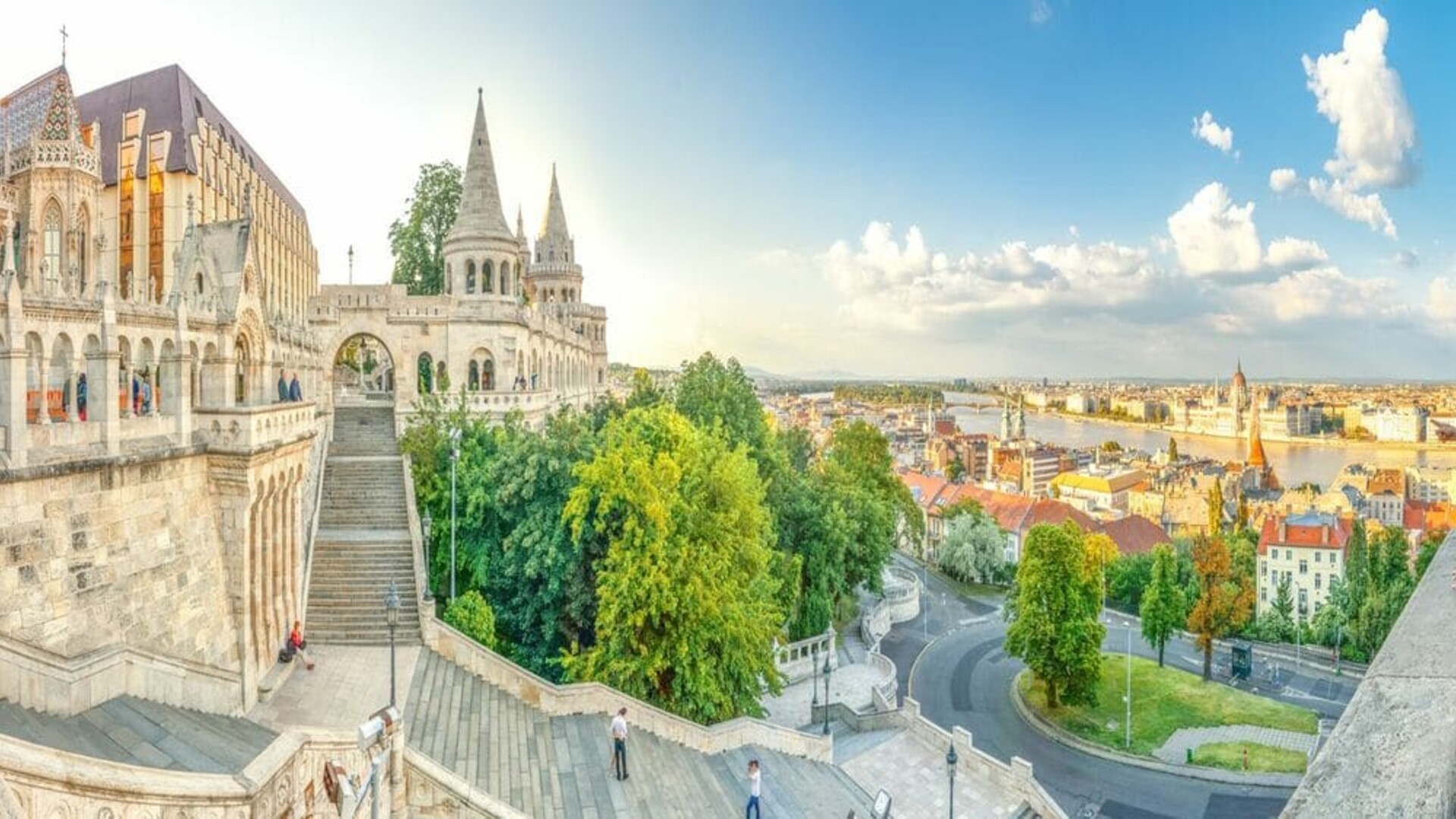 Panorama de la ville de Budapest en Hongrie 