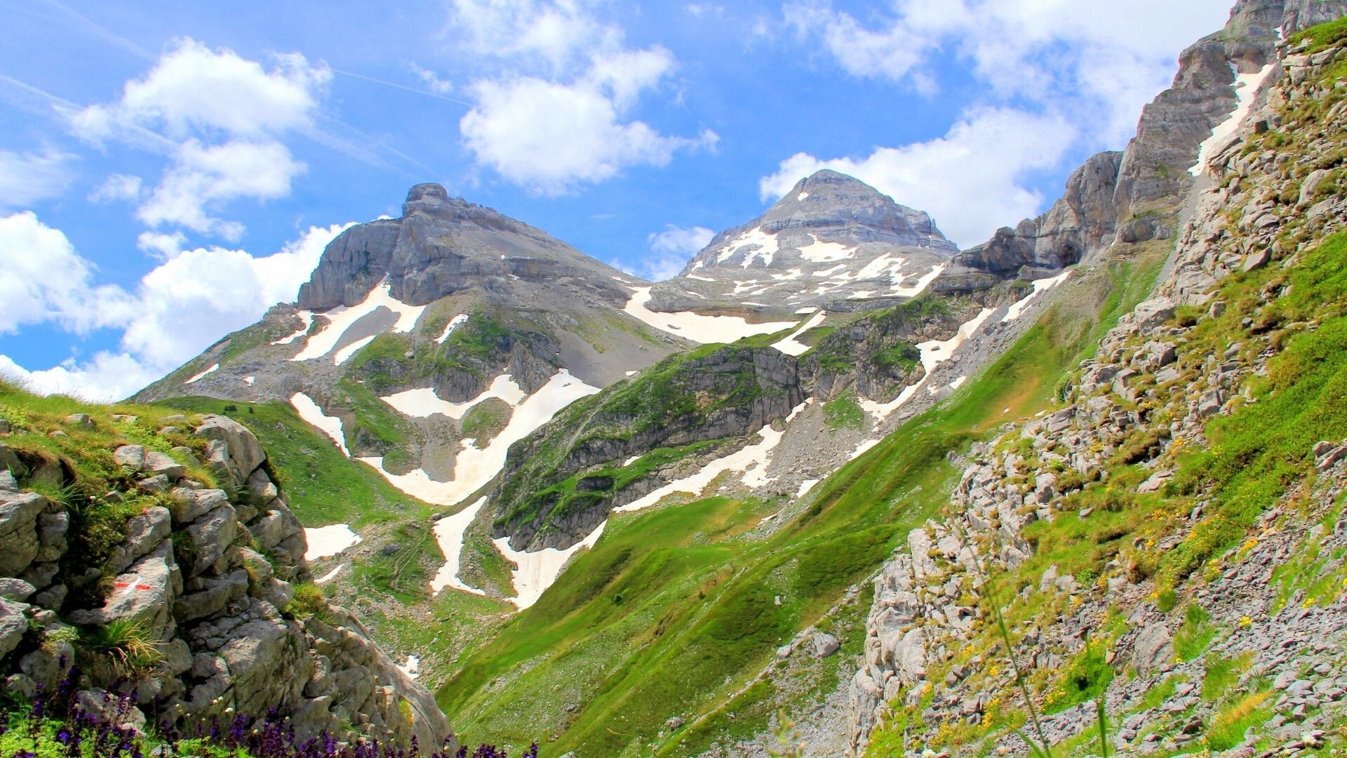 Pic Anie béarn sur Le GR10 de Saint Jean Pied de Port à Etstaut © Respyrénées