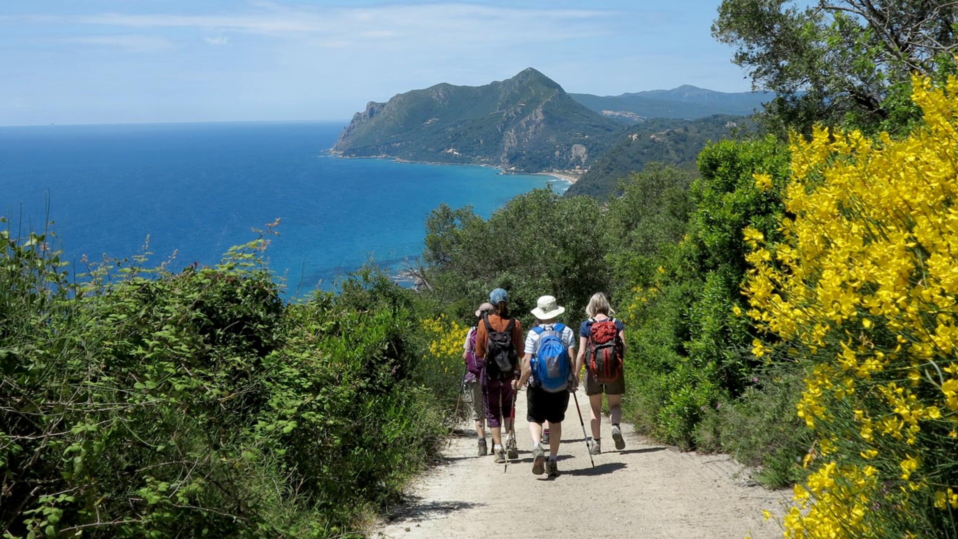 Randonnée sur la côte occidentale de Corfou