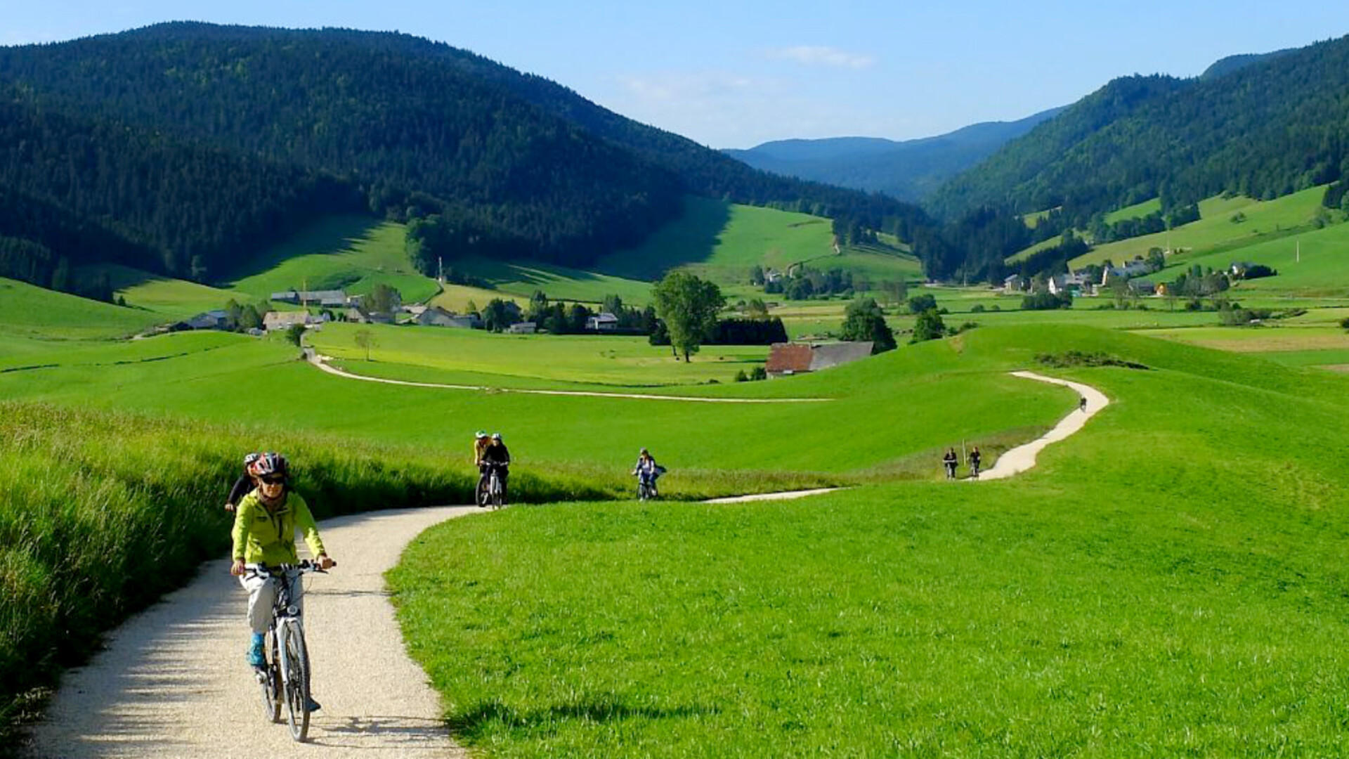 Vélo dans le Parc naturel régional du Vercors